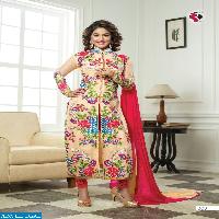 kohinoor vol-2 Faux Georgette Embroidered heena khan collection